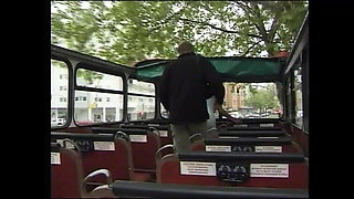 Two Amazing MILF Get Fucked Hard by Their Boyfriend on Top of the Bus