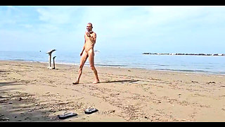 Fucked by a Huge Cock on an Italian Nude Beach. Part 2.