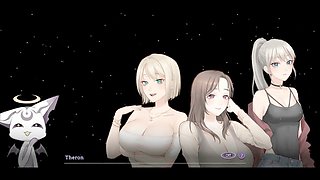 Cartoon fantasy with mom Misskitty2k getting her balls drained