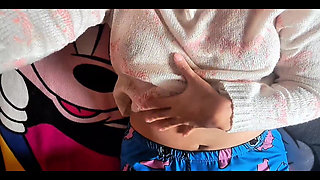 Oh, Colombian Woman Undresses and Touches Her Vagina!