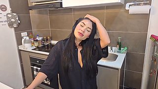 Biggest cock, cum swallowing, saber