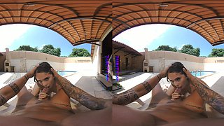 PURITYVR Perversions in public pool with Izadora