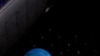 Fucking a Hot Blue Sex Bot in the Bus in POV