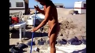 Incredible homemade Nudists, Flashing sex video