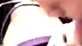 Just Sitting in the Passenger Seat... and She Gave Me a Blowjob.