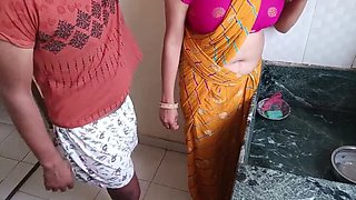 Naughty Desi Step Daughter Fucked Hard in Kitchen While Washing Dishes - Big Ass & Big Nipples