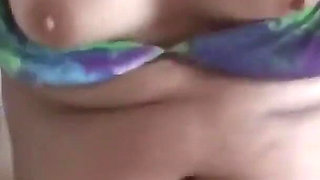 On the Beach I Receive Two Big Cumshots on My Hairy Pussy After Masturbating