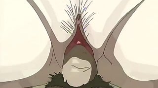 BDSM anime teens enslaved for businessmens pleasure
