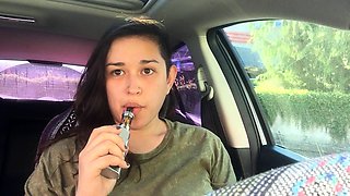 Busty amateur teen outdoor hardcore action with cum