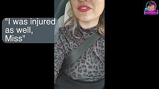 Slave Cleaning My Ass Outdoors