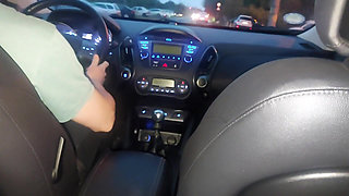 MILF in Stockings and High Heels Seduces a Taxi Driver