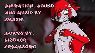 Laughs and Moans. Furry hentai animation by Skashi95