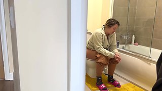 Watching Stepmom Pee in Toilet Compilation