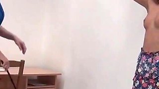 breast whipping hard