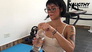 Delicious Exercise Routine with Beautiful Hot Girl