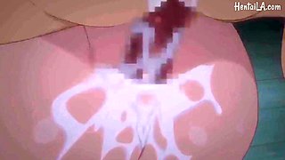 Busty hentai girl hot porn video