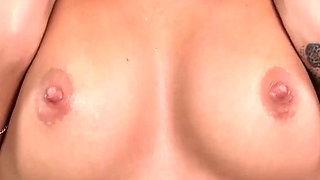 Fetish masturbation with cute brunette Evelin Stone