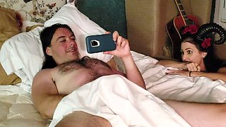 Devil Lily takes a well-endowed stud to Hell for some tasty ass licking and a facial cumshot