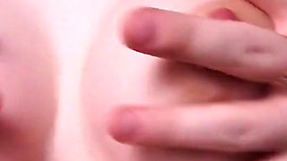 Full - Homemade Nipple Shaking Orgasm From Petite Brunette
