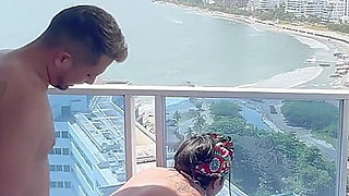 Sex in the Alutas with a View of the Sea with a Very Pregnant Woman