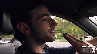 Bigtitted bushy blondie get cuntsmashed