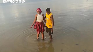 Having Fun In The Beach