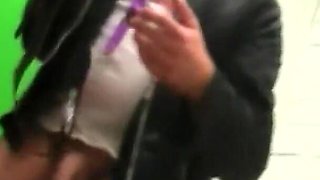 Horny Fuck in a Public Toilet
