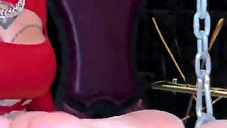 Miss Alessa Milano Bondage Caning Bastonade