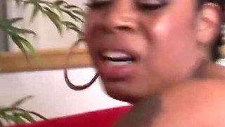 Tattooed big ass ebony fucked from Shorty Mac