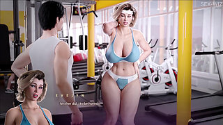 Apocalust: Hard Sex in the Gym (with My Stepmother) Beautiful Hot MILF Riding My Big Cock