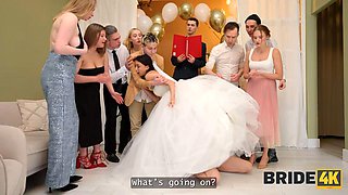 BRIDE4K. My slutty friends helped me with wedding fuck ft. Moon Imp: Porn