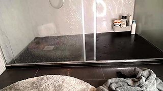 Shaved pussy blonde Tasha Reign with big boobs goes solo