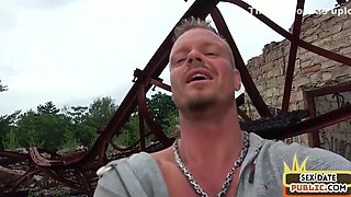 German Public Wife Gets Pounded Outdoor On First Int