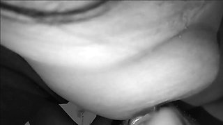 lick the wet pussy Big Boobs Licking By Hubby In night