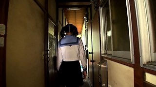 Asian schoolgirl enjoy group sex