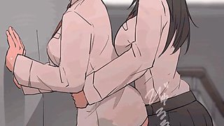 Filling her from behind