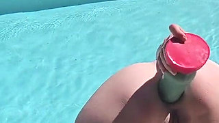 Anal Play by the Pool
