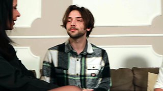 DaCada's sex therapy - milking 2 cocks for relief!