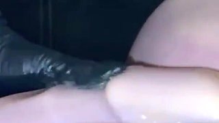 Sissy Crossdresser Anal Fisting and Fucked by Huge Dildo