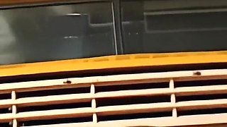 A Young Sasha Knox Takes Him Hard in the Ass Close to the School Bus