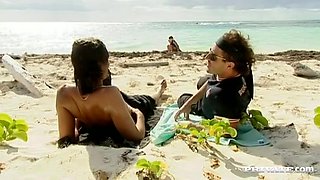 Poppy Morgan Takes Some Semen from a Couple of Sea Men - Private Porn Sex Videos