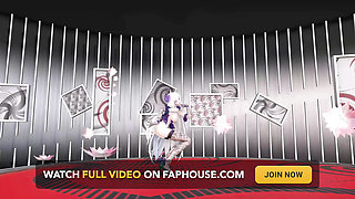 Yowane Haku Undress Dance Sexy Lingerie Hentai Stickysticky Song Mmd 3D Purple Clothes Color Edit Smixix