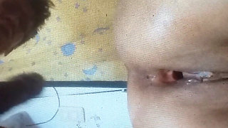 another close up fuck and to much eating her pussy cum.