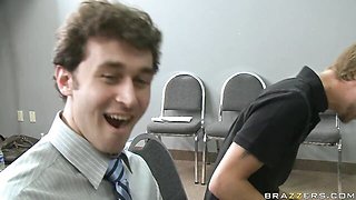 Lylith Lavey's big cock action by Brazzers Exxtra