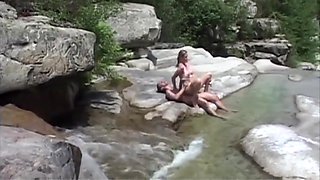 Anal Fuck On The River While Someone Is Watching - Liz Honey And Asha Bliss