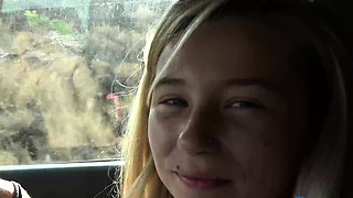 Curly Blonde Teen Records Solo Dildo Masturbation More at