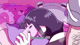 I Lie to my Best Friend that I'm doing my Homework - Cartoon Sex Parody - ENG SUB
