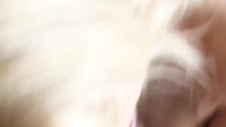 Canadian GILF Sucks Black Dick and Gets Cum on Tits