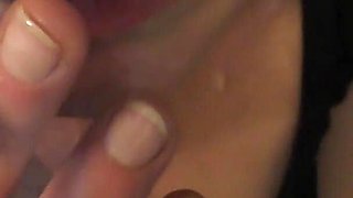 Smoke and Blowjob with Cumshot on Mouth