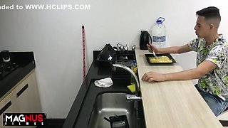 Cleaning Lady Sucked My Dick In The Kitchen